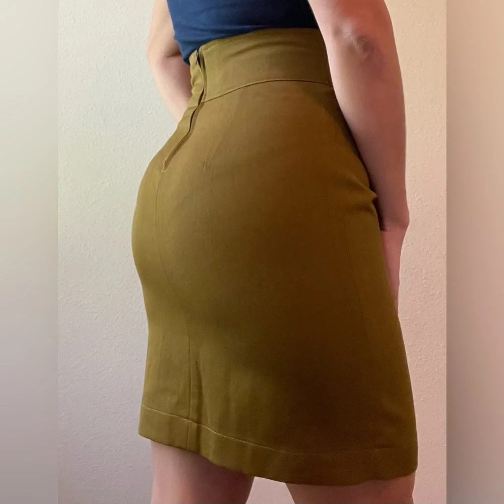 Vintage Maurizio Ramani High Waist Skirt made in USA - Picture 9 of 10